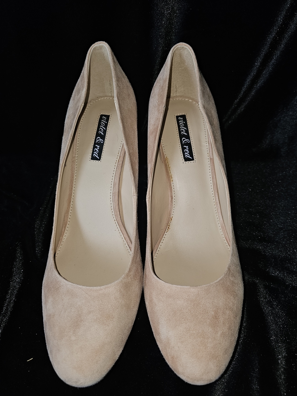 Pink Champagne Suede Women's Pumps